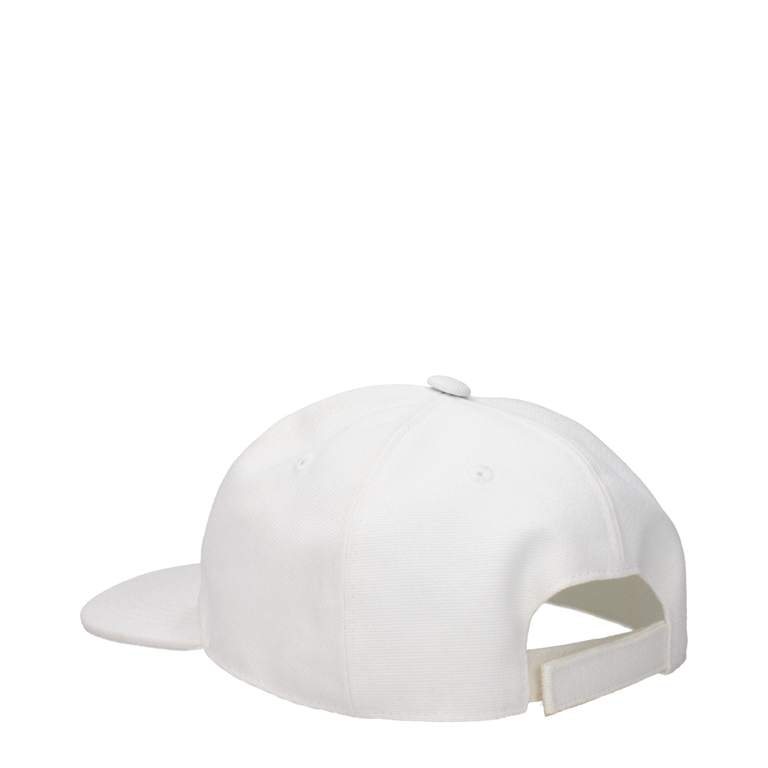 Stella McCartney Logo Cotton Cap — White