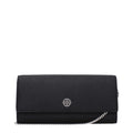 Tory Burch Lee Radziwill Leather Clutch in Black