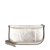 Tory Burch Logo Leather Crossbody Bag — Gold