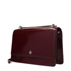 Tory Burch Lee Radziwill Leather Crossbody Bag in Red