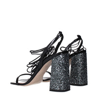 Miu Miu Patent Leather Platform Sandal — Black