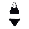 Bottega Veneta Black Mille Pieghe Two-Piece Swimsuit