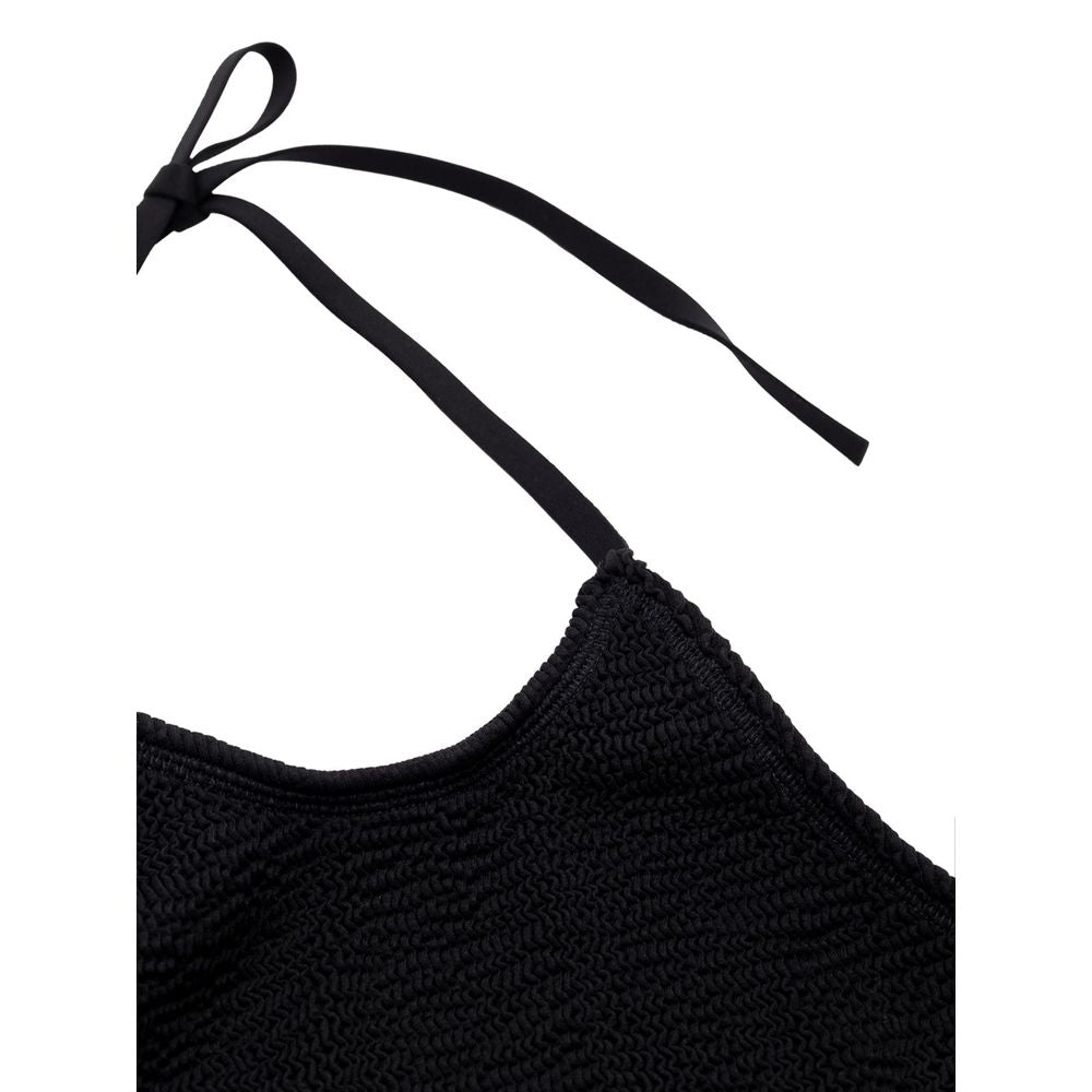 Bottega Veneta Black Mille Pieghe Two-Piece Swimsuit