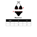 Bottega Veneta Black Mille Pieghe Two-Piece Swimsuit