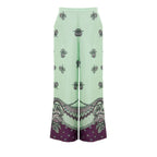 Gucci Floral Print Silk Palazzo Pants