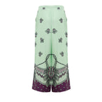 Gucci Floral Print Silk Palazzo Pants