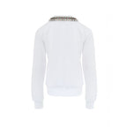 Gucci Jewel Neck Cotton Sweatshirt
