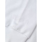 Gucci Jewel Neck Cotton Sweatshirt