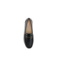 Chloé Black Calf Leather Slip-On Loafers