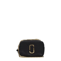 Marc Jacobs Leather Crossbody Bag — Black