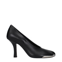 Burberry Pointed Leather Pump — Black