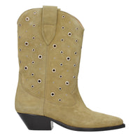 Isabel Marant Suede Ankle Boots in Beige