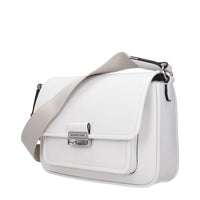 Michael Kors Leather Crossbody Bag — White