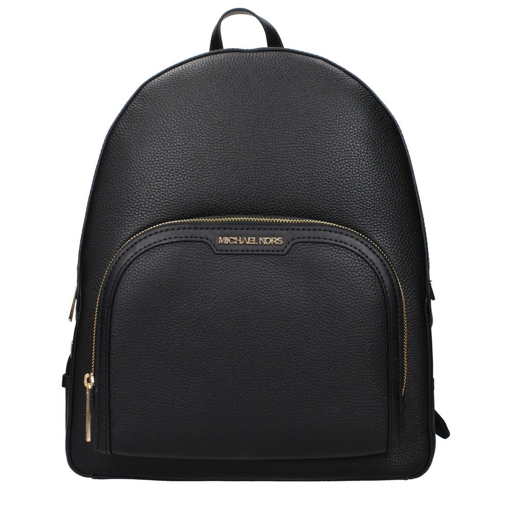Michael Kors Leather Backpack — Black