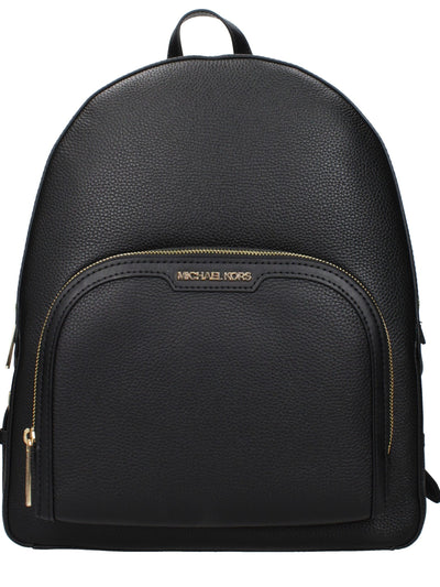 Michael Kors Leather Backpack — Black
