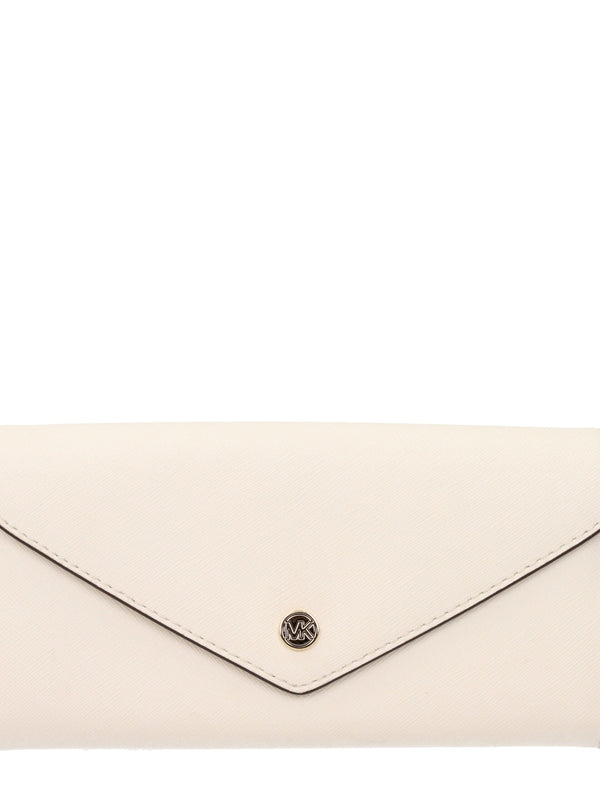 Michael Kors Leather Wallet — Beige
