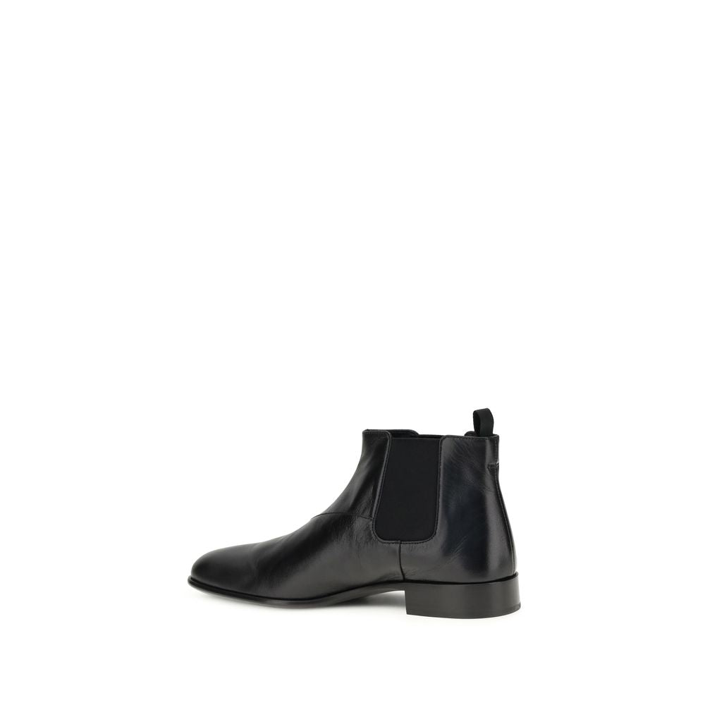 Prada Goatskin Chelsea Ankle Boots