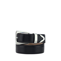 Khaite Benny Suede Belt — Black