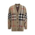 Burberry Check Archive Wool V-Neck Sweater