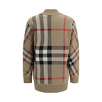 Burberry Check Archive Wool V-Neck Sweater