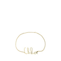 Chloé Chain-Link Logo Belt — Gold