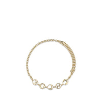 Chloé Script Jewel Belt — Black