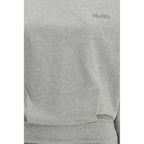 The Attico Pleated Fleece Mini Dress