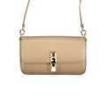 Furla Iride Leather Shoulder Bag in Beige