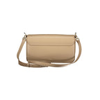 Furla Iride Leather Shoulder Bag in Beige