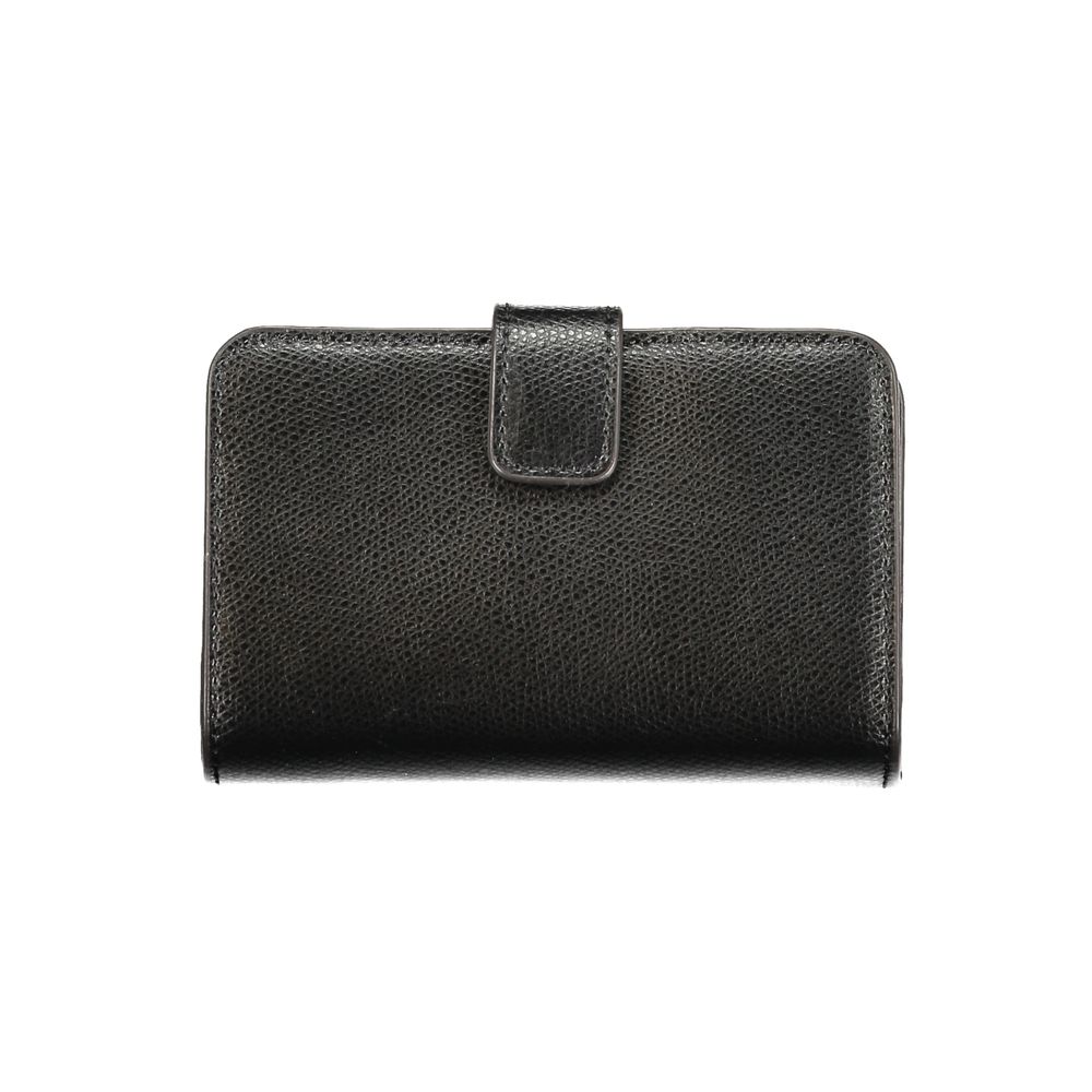Furla Camelia M Compact Leather Wallet — Black