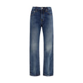 Khaite Farley High-Rise Straight Leg Jeans