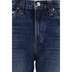 Khaite Farley High-Rise Straight Leg Jeans