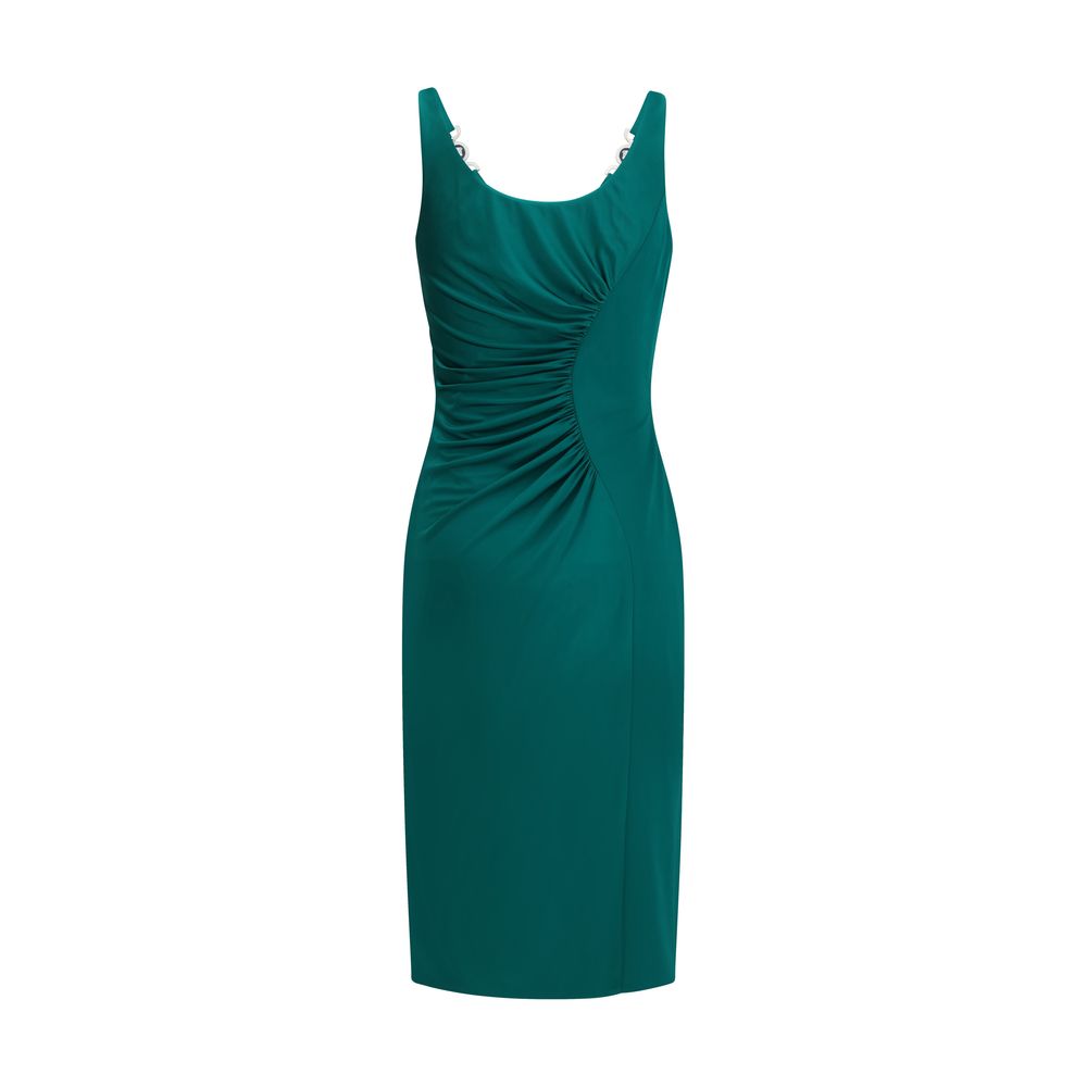 Versace Liquid Viscose Jersey Midi Dress