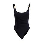 Versace Medusa ’95 Gathered One-Piece Swim