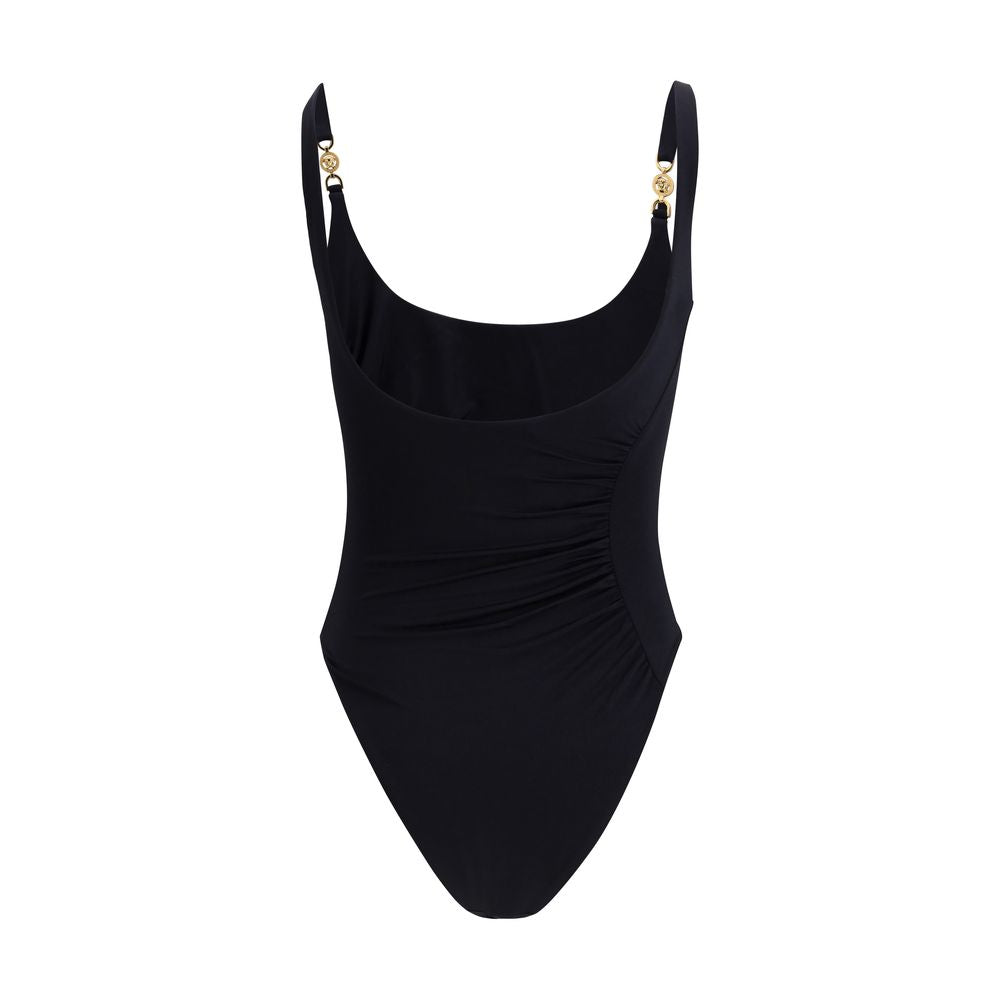 Versace Medusa ’95 Gathered One-Piece Swim
